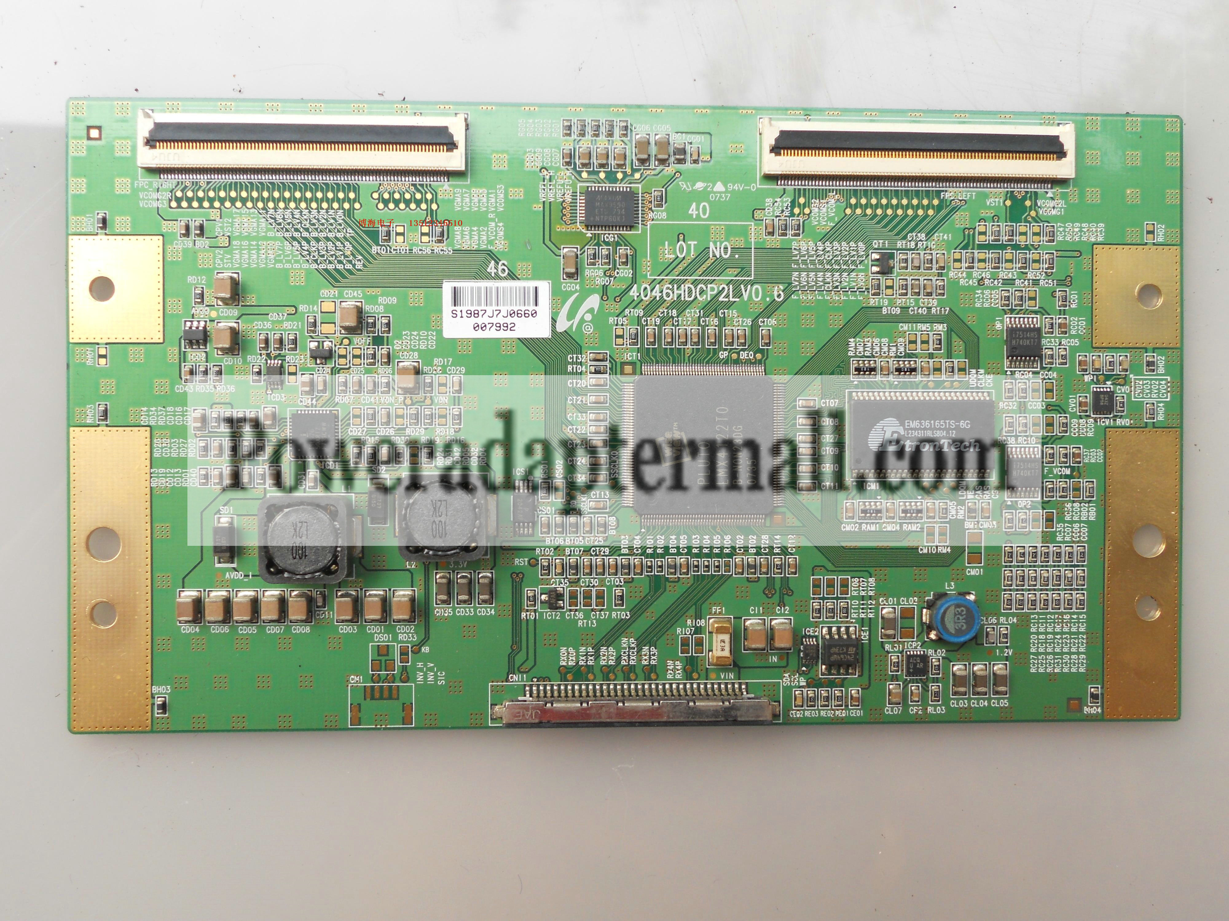 Samsung LA46S81B 4046HDCP2LV0.6 4046HDCP2LV0.4 T-CON Board Samsung LA46S81B 4046HDCP2LV0.6 4046HDCP2LV0.4 T-CON Board